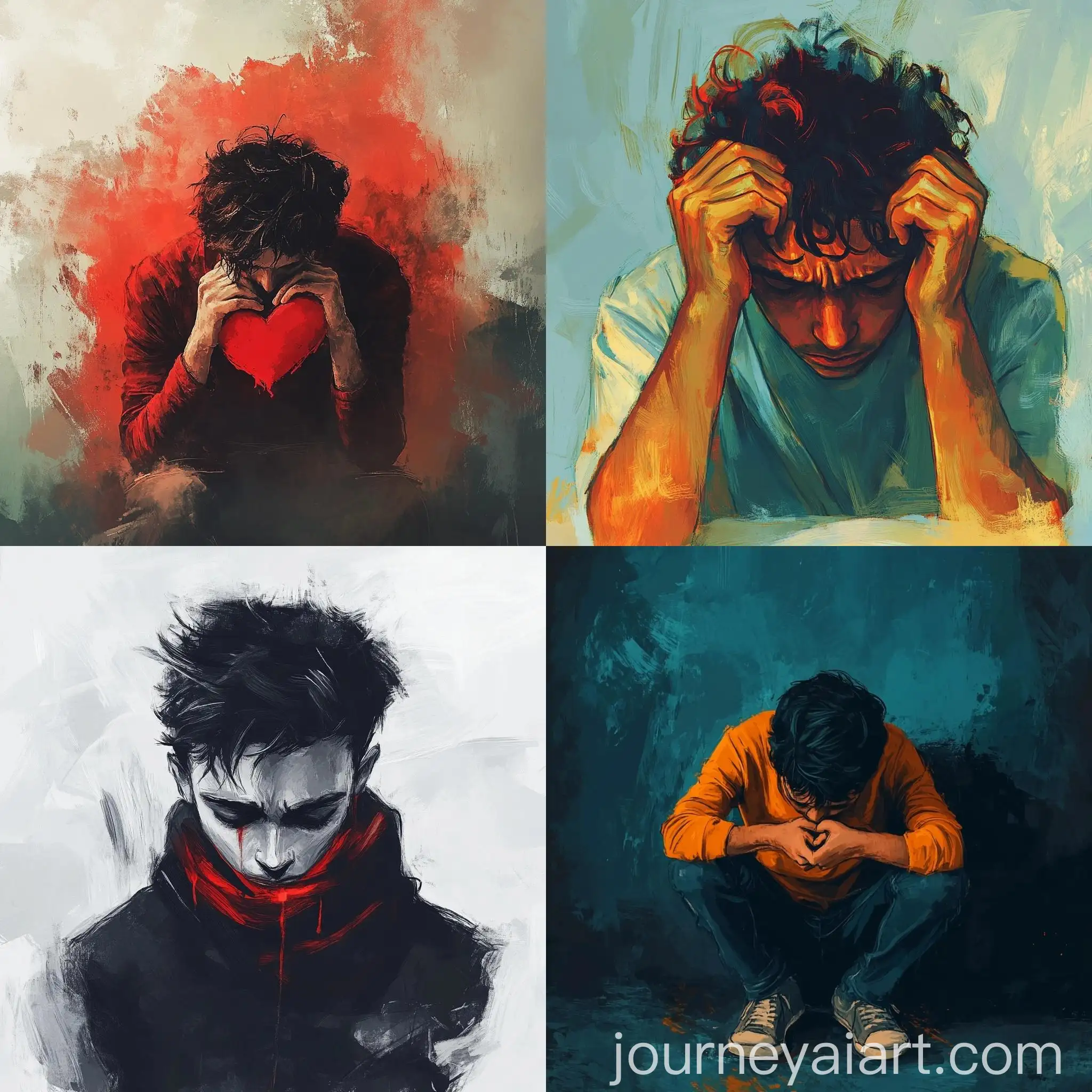 Heartfelt-Illustration-of-Anti-Ragging-in-College-Featuring-Timid-Male-Victim