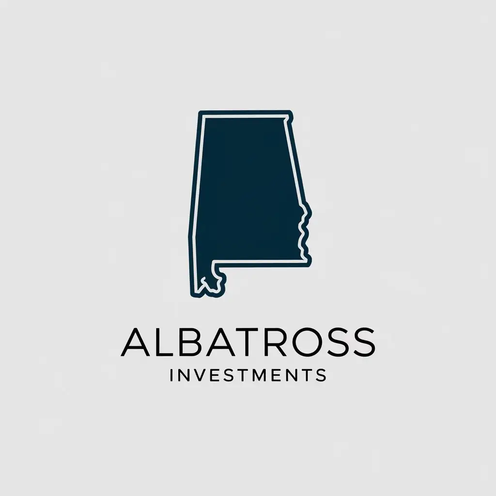 LOGO Design for Albatross Investments Alabama State Within Circle for Finance Industry