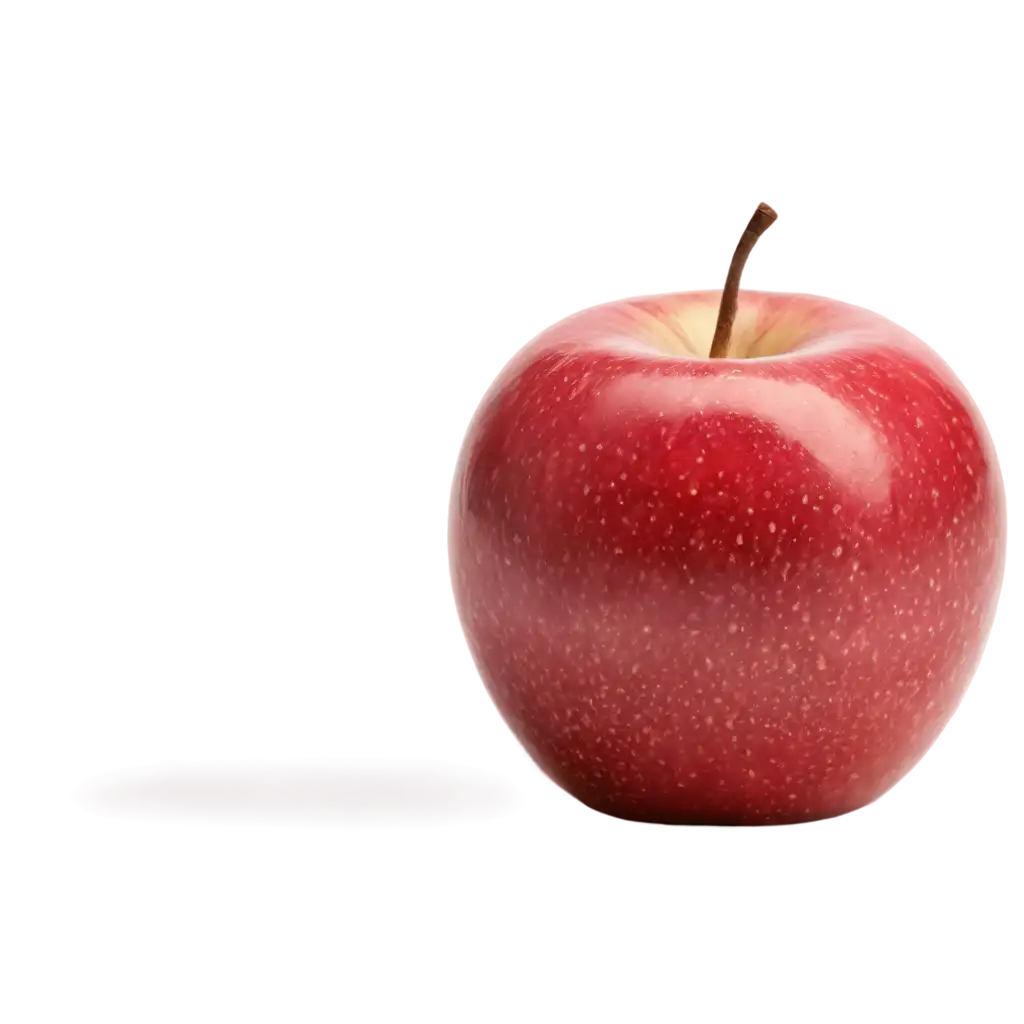 HighQuality-PNG-Image-of-a-Red-Apple-Front-View-ZoomIn-for-Clear-Detailed-Visuals