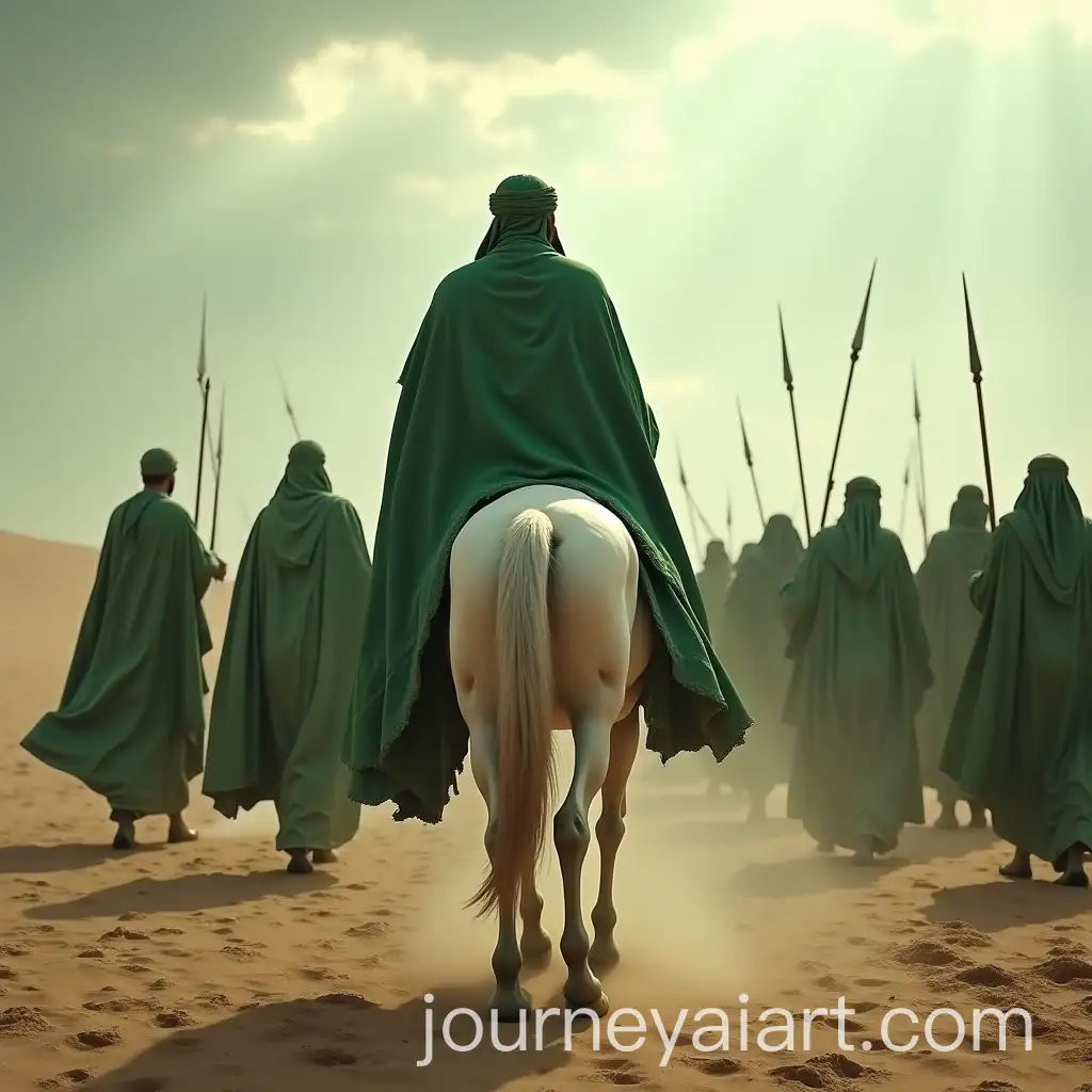 Historical-Islamic-Warrior-Leading-Soldiers-Through-Desert-with-Dramatic-Sky