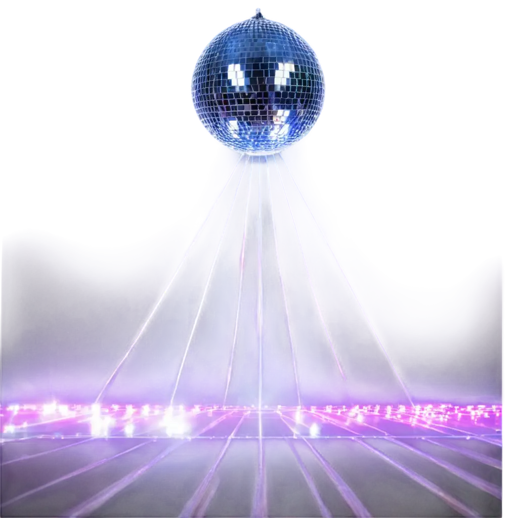 Disco-Nightclub-with-Laser-Lights-and-Mirror-Ball-PNG-Image-Vibrant-Visuals-for-Online-Engagement