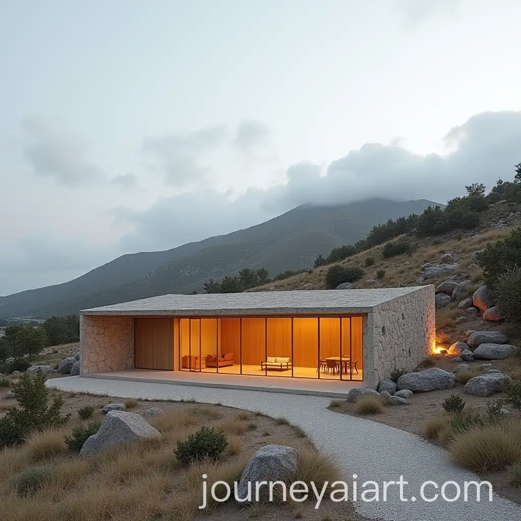 Cultural-Pavilion-at-Hill-Base-with-Modern-and-Traditional-Design-for-Elderly-Comfort