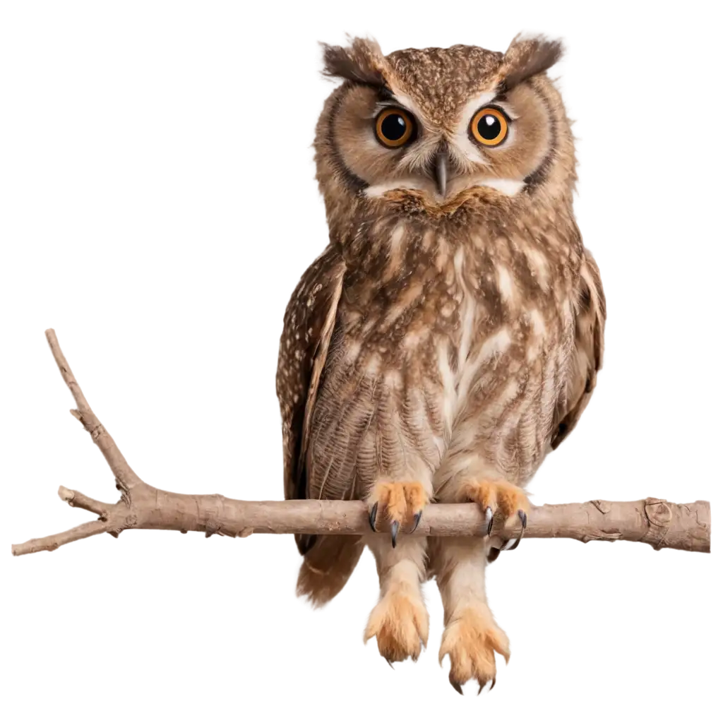 Adorable-Owl-PNG-Image-Tiny-WideEyed-Owl-on-a-Branch