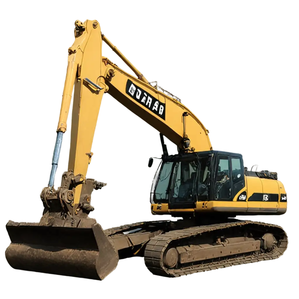 HighQuality-PNG-of-Caterpillar-CAT-Hydraulic-Excavator-for-Versatile-Use