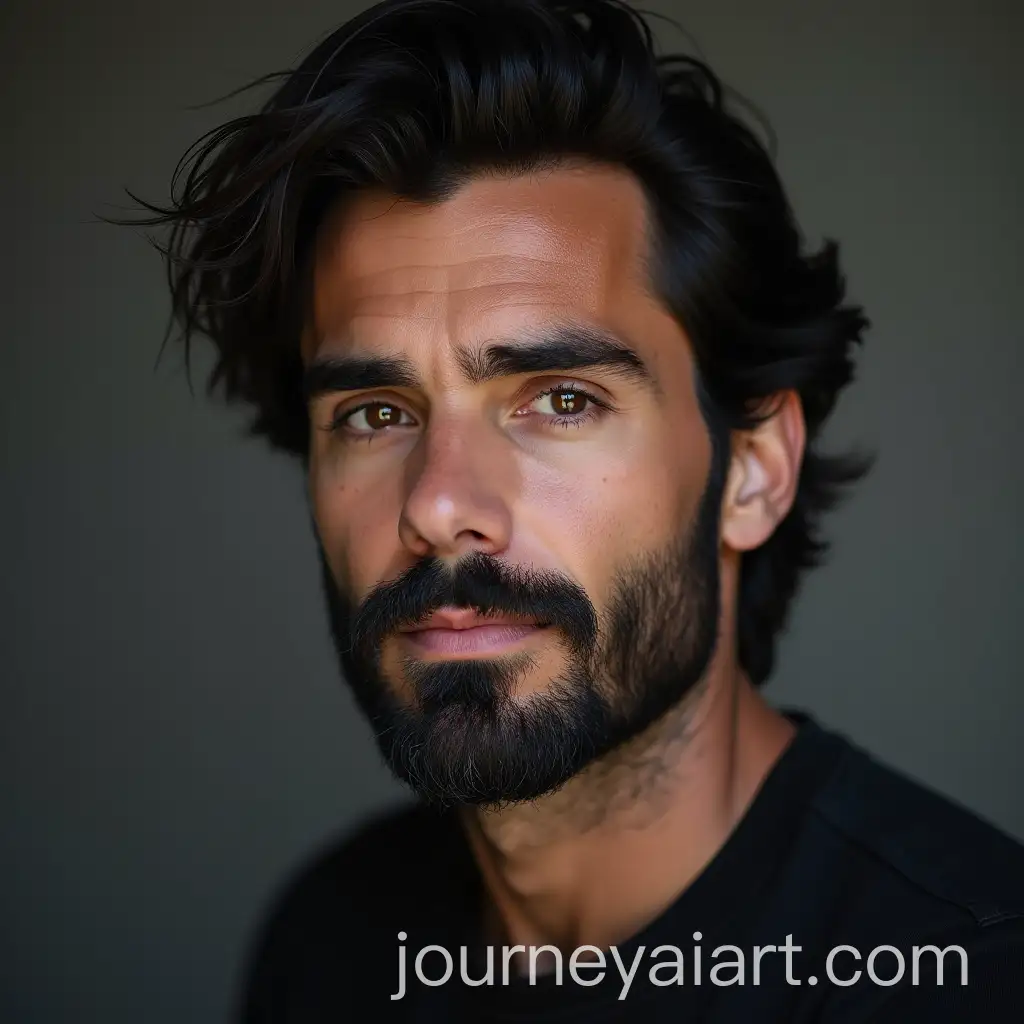 Portrait-of-an-Alternative-Man-with-a-Rugged-Beard