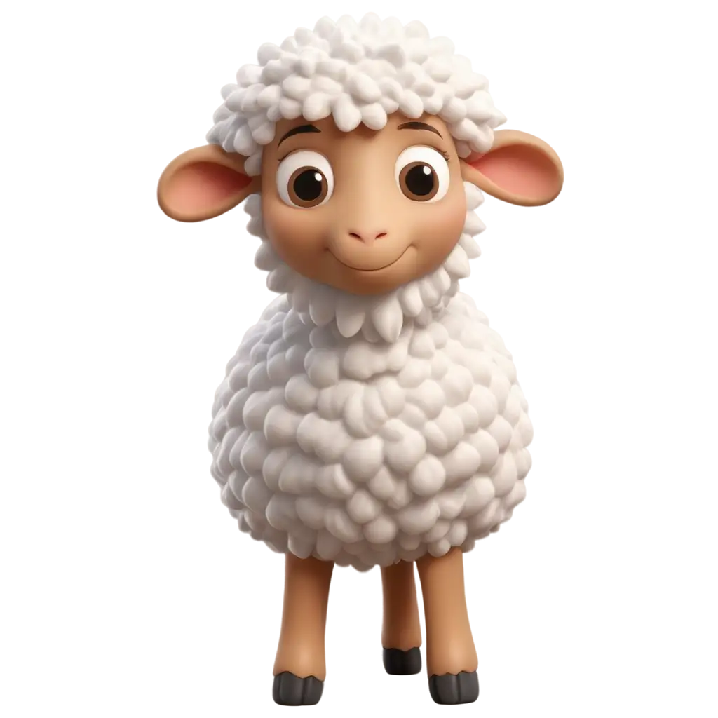 Adorable-3D-Sheep-with-Four-Legs-PNG-Image-HighQuality-Illustration-for-Versatile-Online-Use