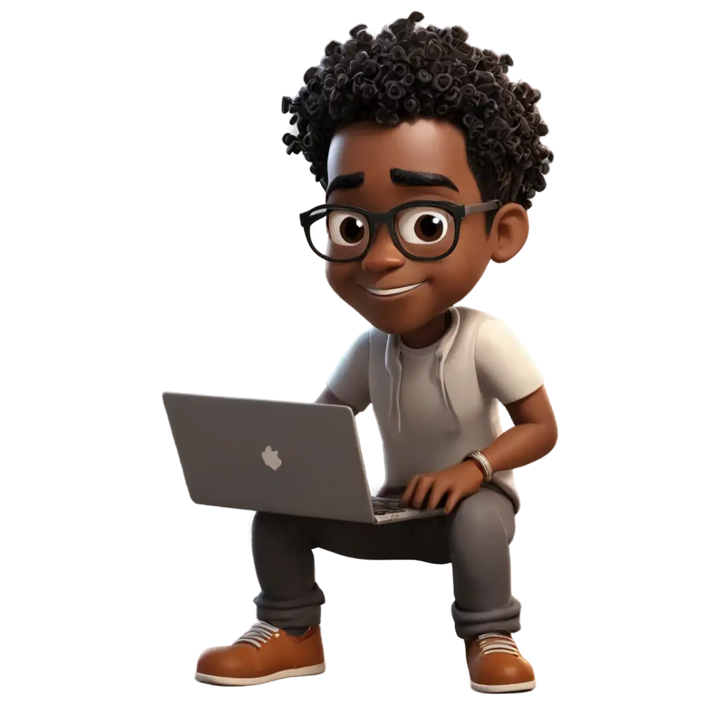 Cartoon-IT-Dark-Skinned-Male-Coding-PNG-Image-TechSavvy-Illustration-for-Online-Platforms