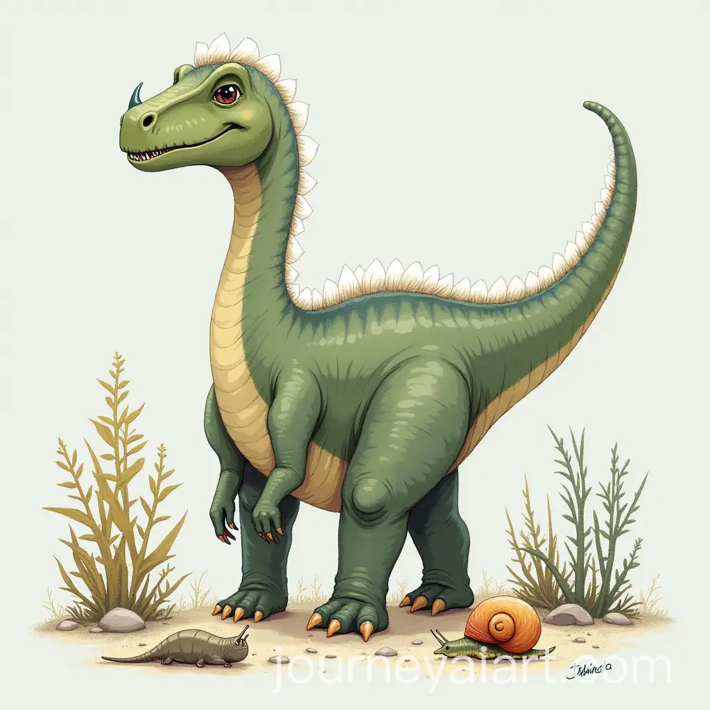 Apatosaurus-with-Unique-Animal-Features-and-Winter-Breath