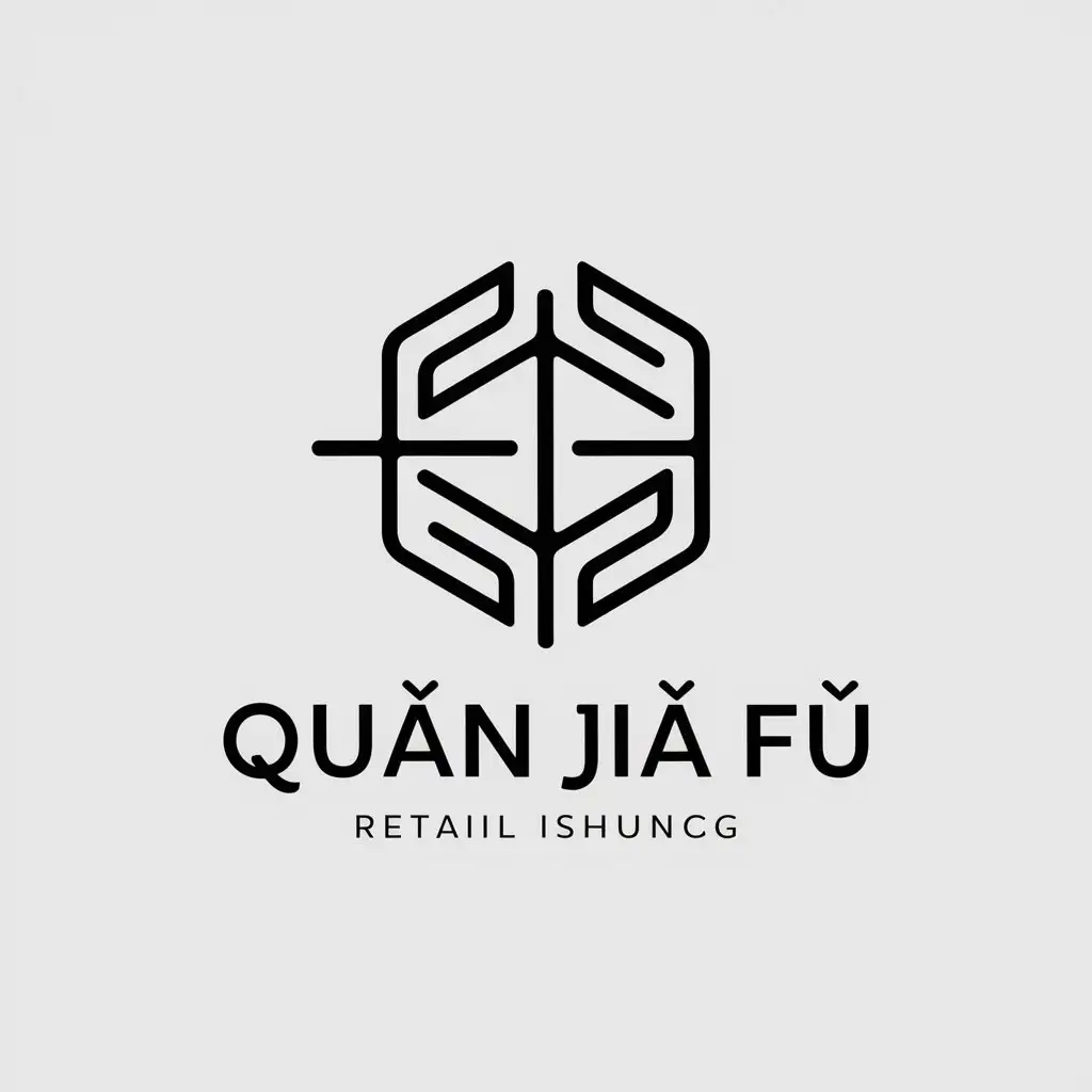 LOGO-Design-For-Qun-Ji-F-Clean-and-Modern-Vector-Logo-Design-for-Retail