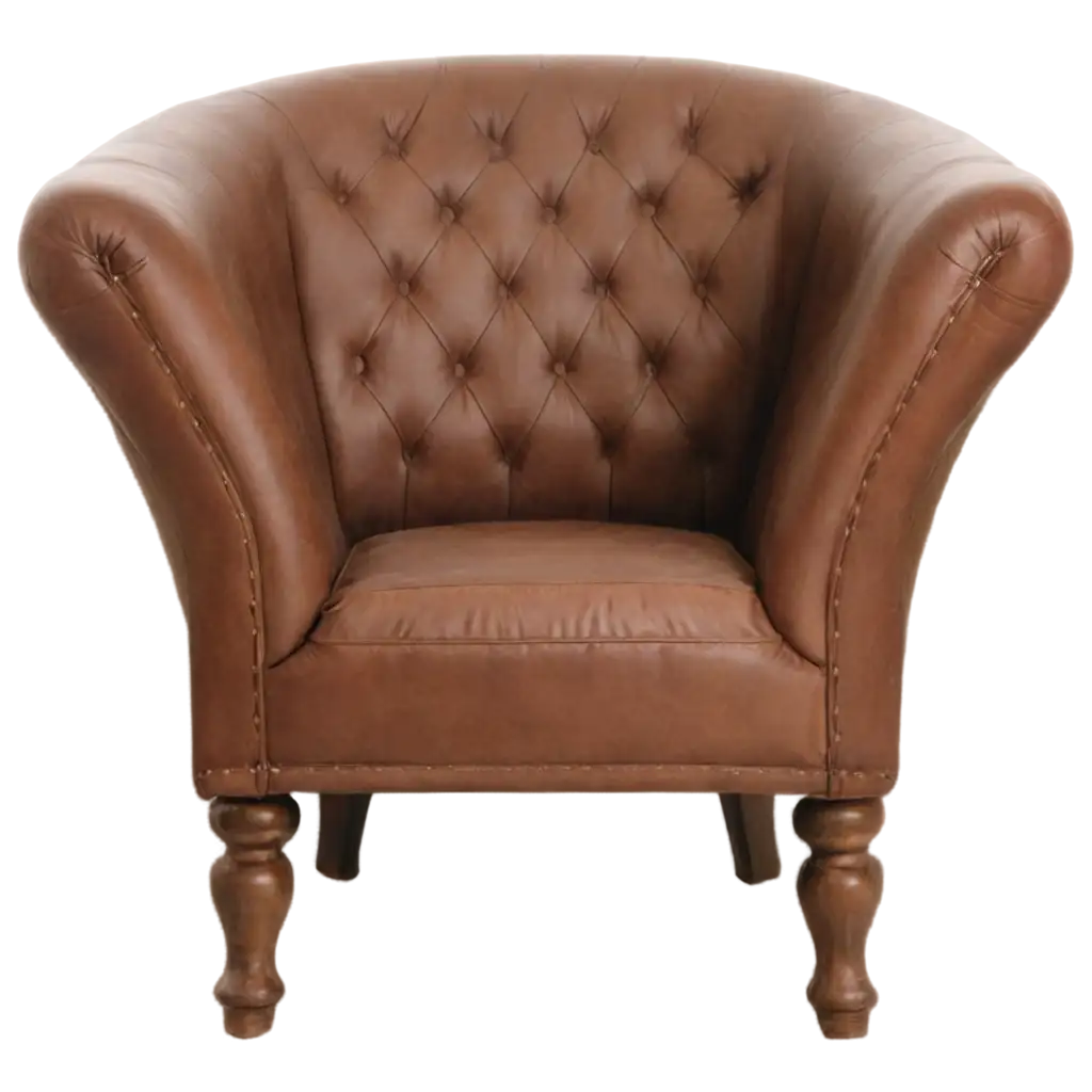 Classic-Leather-Armchair-PNG-Elevate-Your-Space-with-Timeless-Elegance