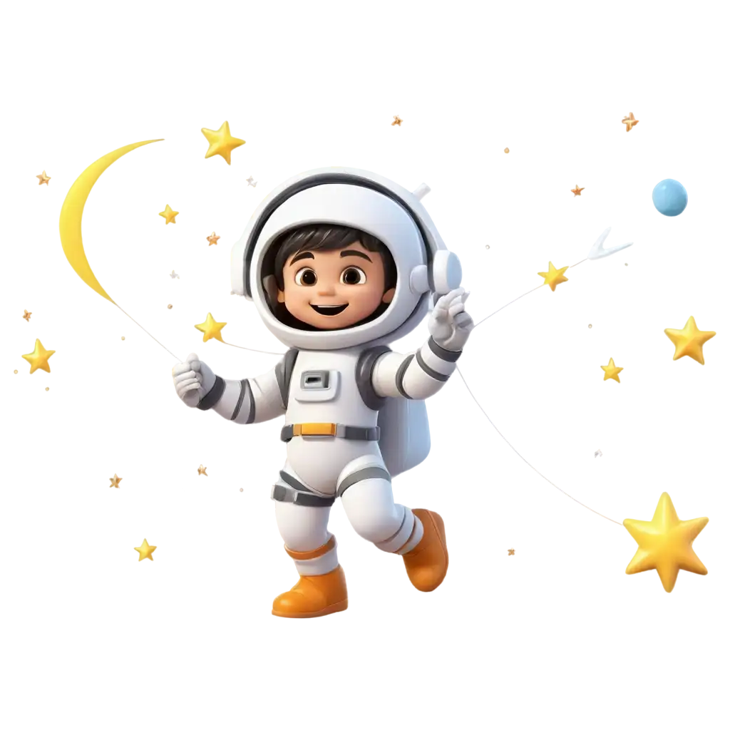 Cute-3D-Astronaut-with-Rocket-in-Space-PNG-Explore-the-Cosmic-Adventures