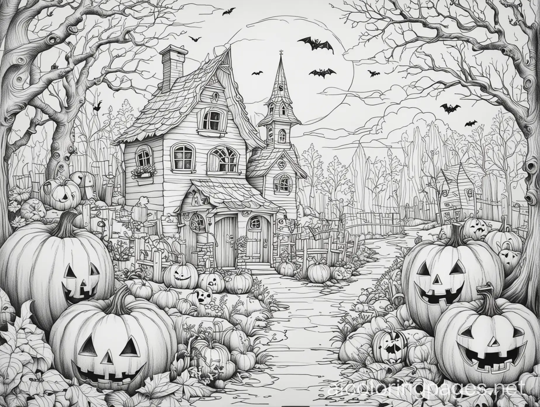 Halloween-Coloring-Page-Black-and-White-Line-Art-for-Easy-Coloring