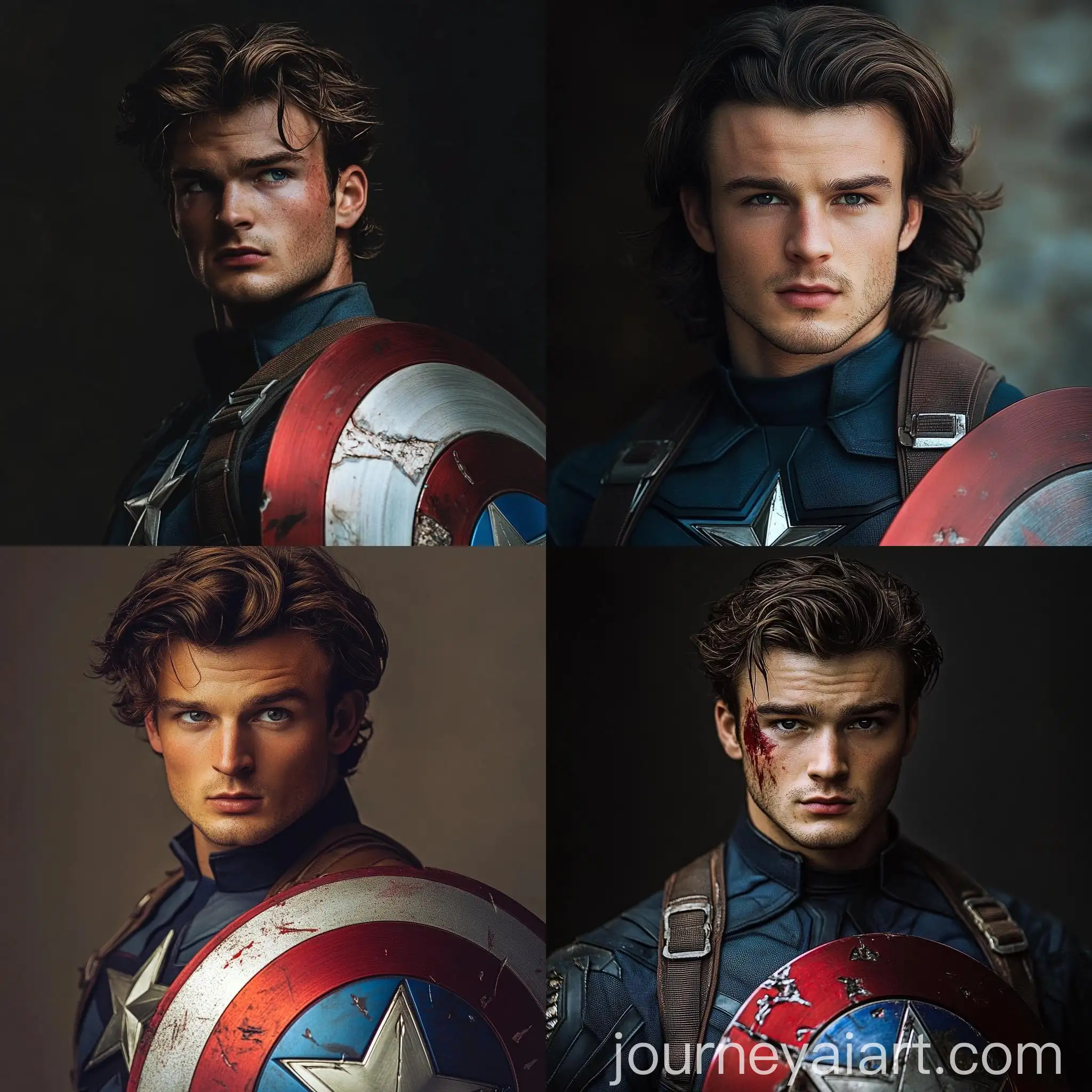 Joe-Keery-as-Captain-America-Fan-Art-Portrait