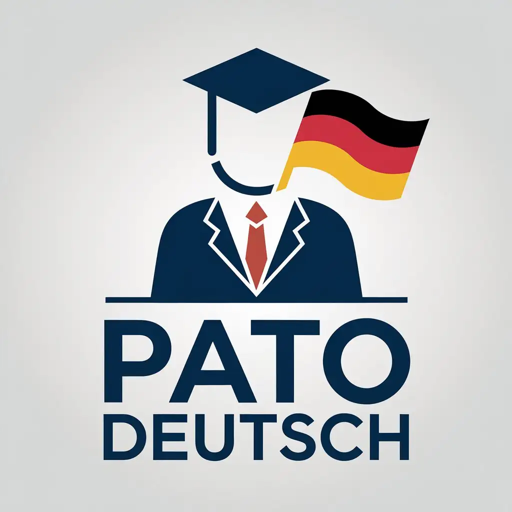 LOGO Design for Pato Deutsch Teacher of Germany Theme for Education Industry