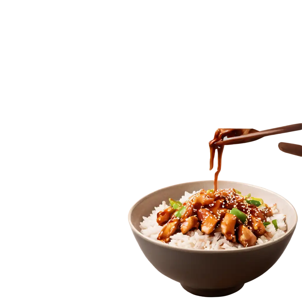 Delicious-Rice-Bowl-Chicken-Teriyaki-PNG-Image-Mouthwatering-Visual-for-Culinary-Content