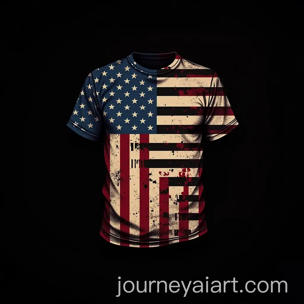 American-Flag-Vector-Design-for-TShirt-onAI-Art-Prompt-Expansion-Black-Background