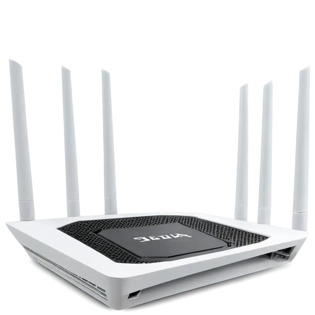 Gaming-Router-White-Color-PNG-HighQuality-Transparent-Image-for-Tech-Designs