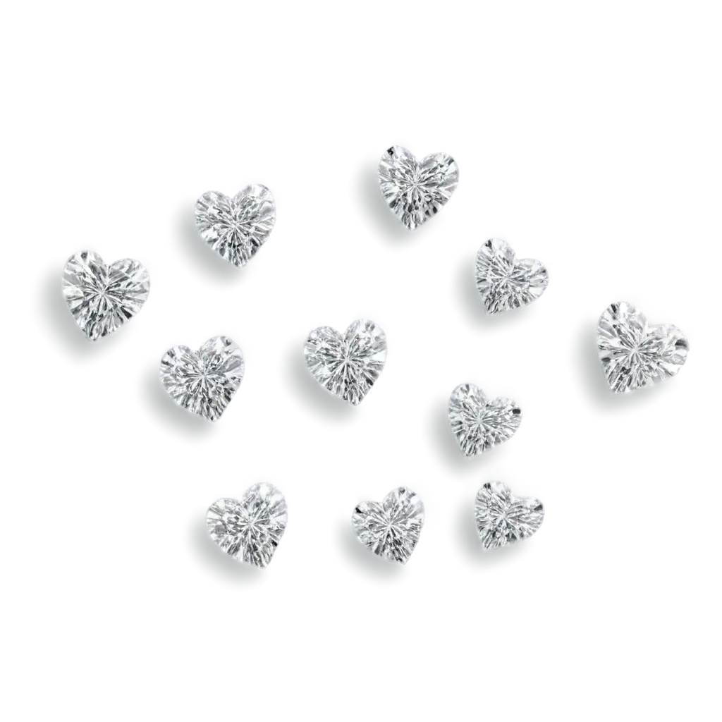 PNG-Image-of-HeartShaped-Diamonds-Enhance-Your-Design-with-Clarity-and-Precision