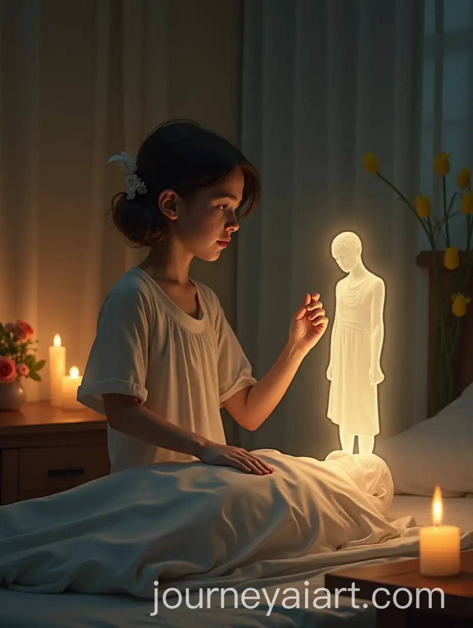 Young-Girl-Tenderly-Preparing-Deceased-Man-for-Funeral