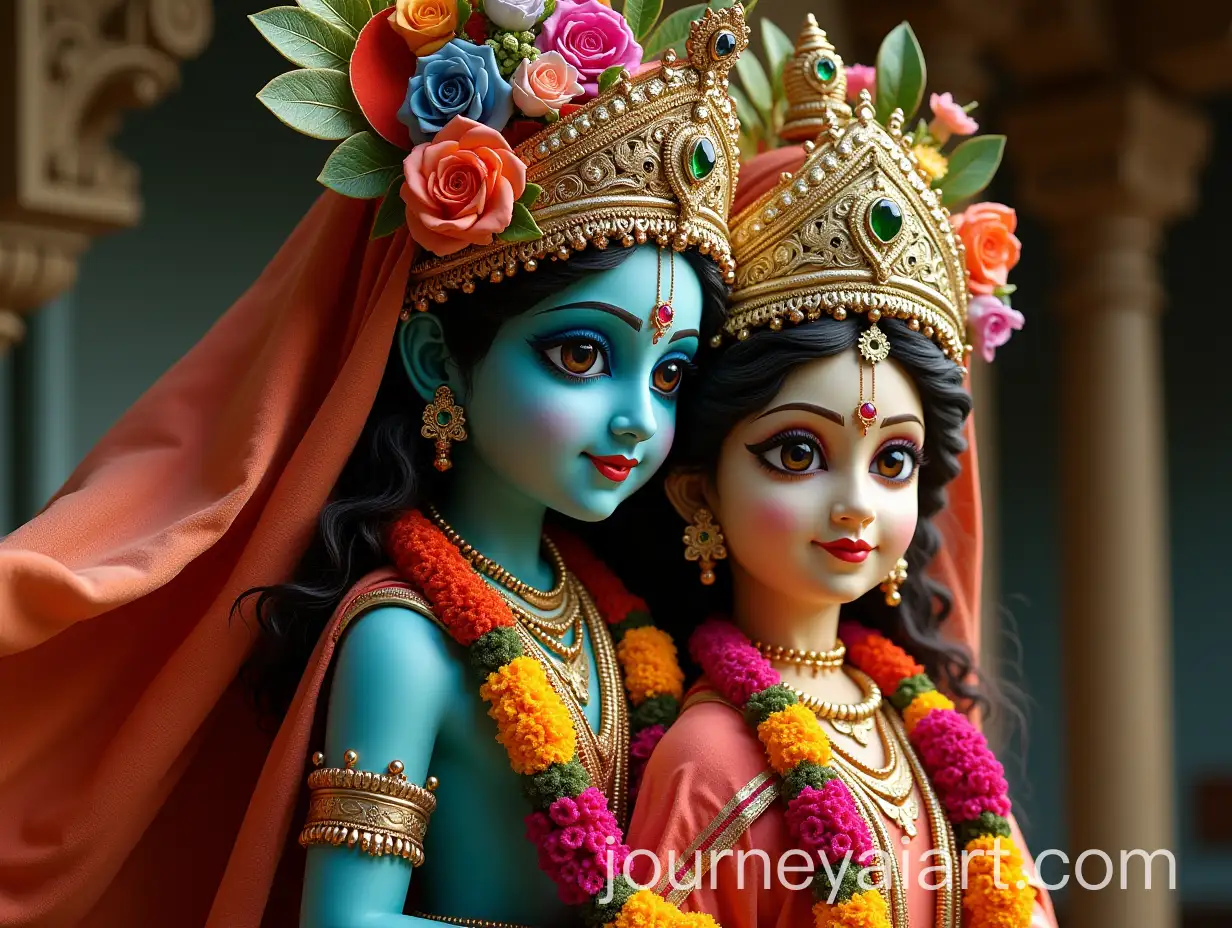 Krishna-and-Radha-in-a-Divine-Moment-of-Love-and-Devotion