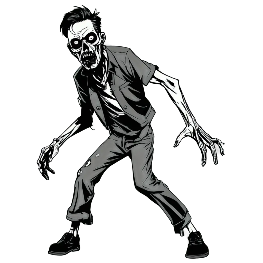 Zombie-PNG-Image-Eerie-BlackandWhite-Illustration-for-Creative-Projects