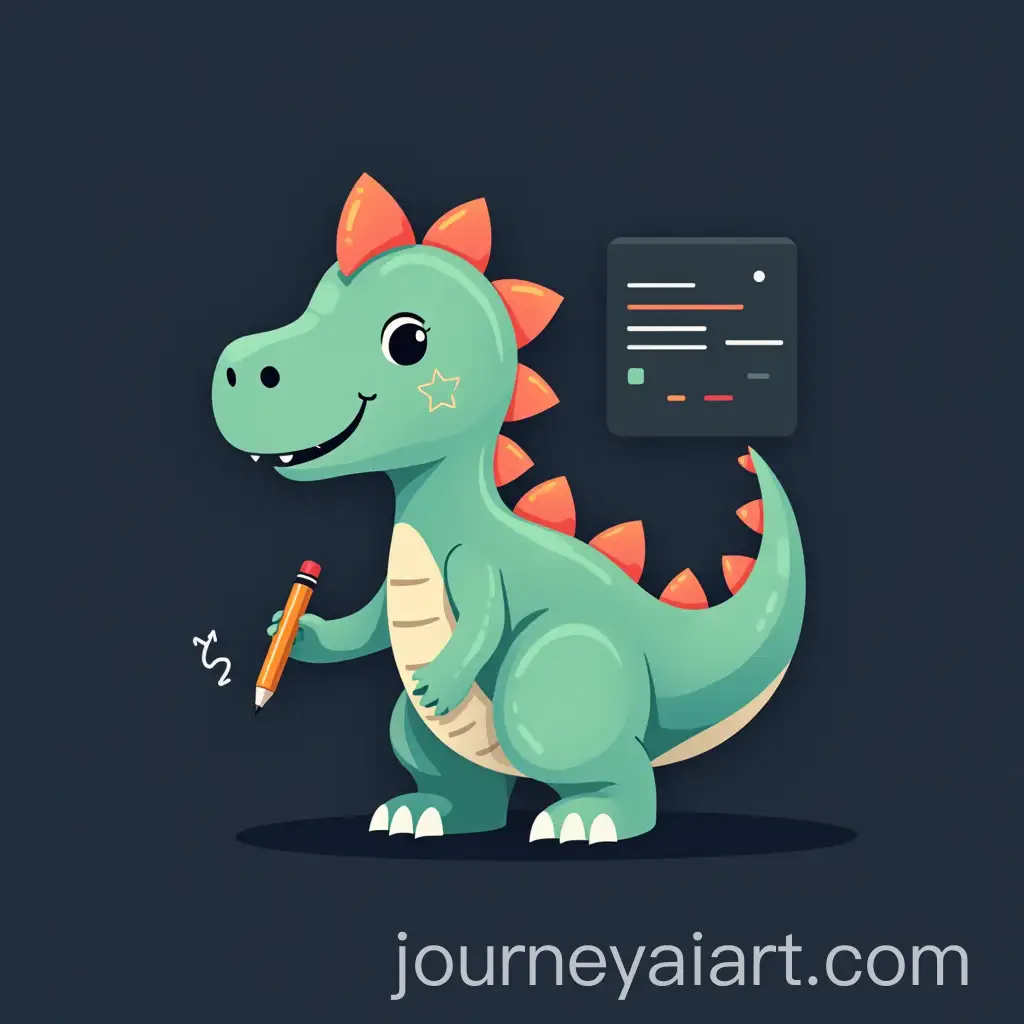 Sweet-Minimalist-Dinosaur-Coding-Logo