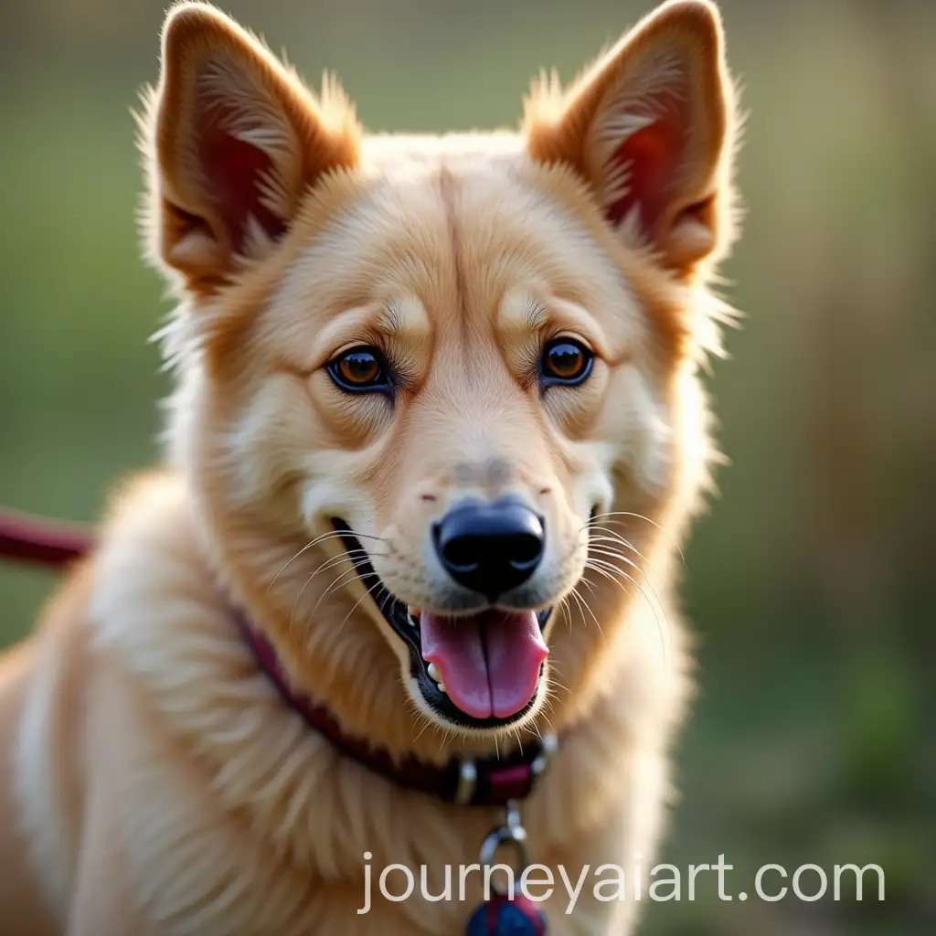Cute-Dog-Portrait-in-a-Minimalist-Style