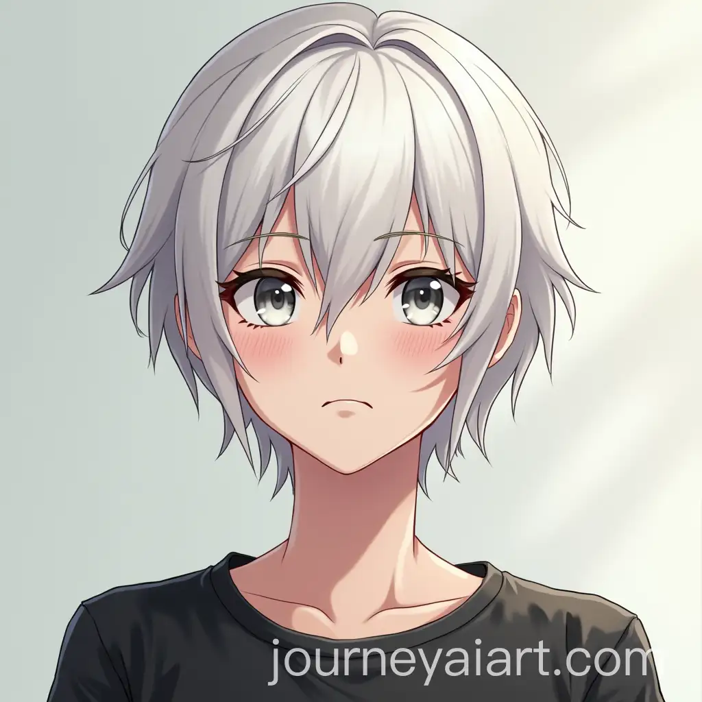 Anime-Style-Portrait-of-a-10YearOld-Boy-with-White-Hair-and-Grey-Eyes