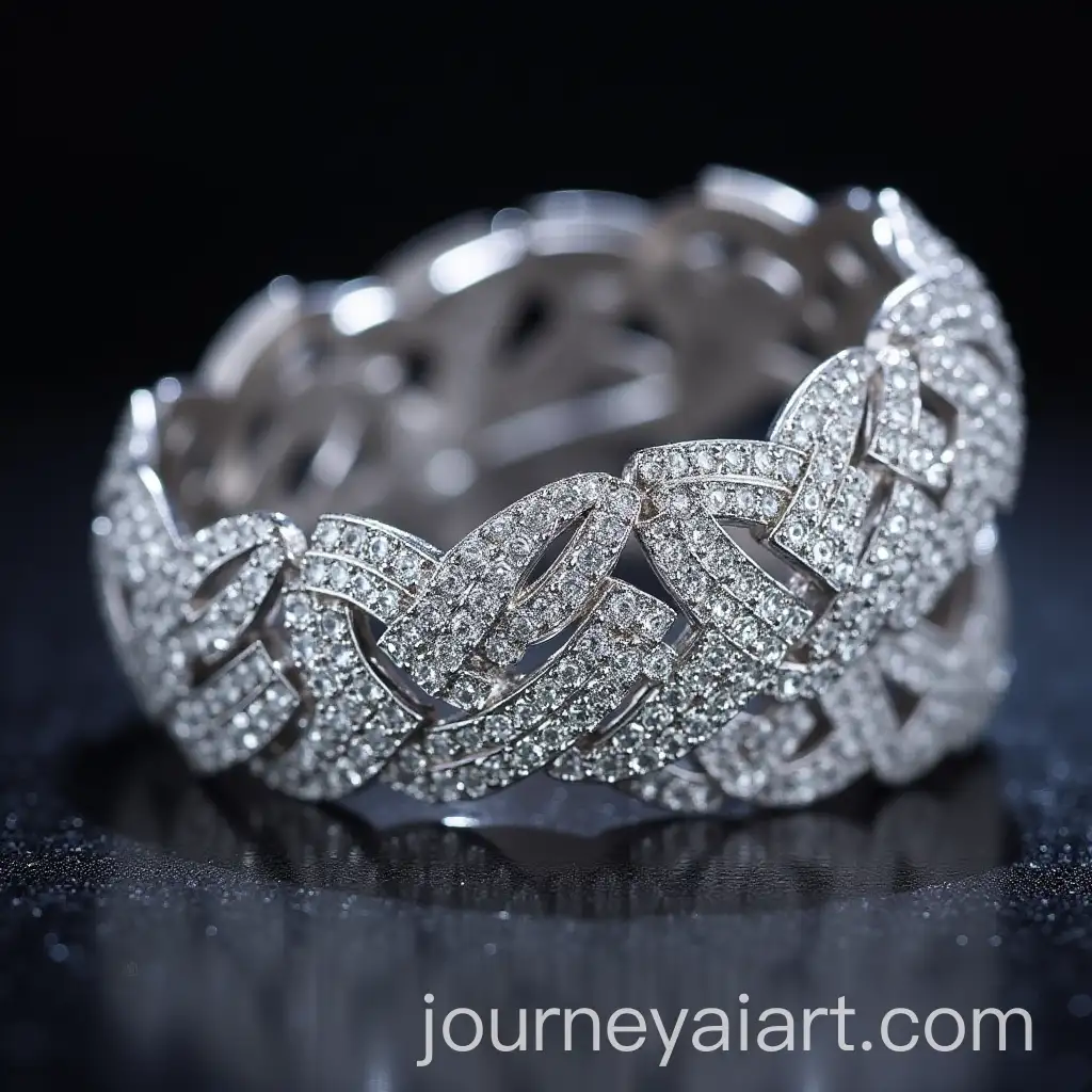 Intricate-Diamond-Bangle-CloseUp-with-Sparkling-Reflections