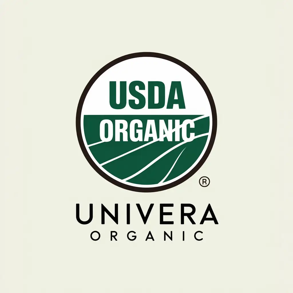 LOGO-Design-For-UNIVERA-Organic-Organic-Clean-Pure-USDA-Logo-Design