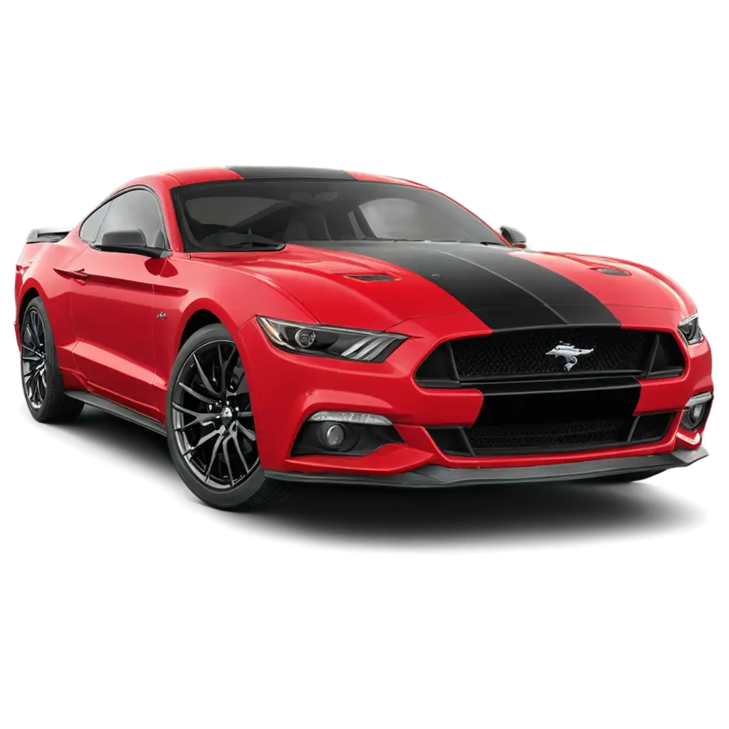 Stunning-Red-Ford-Mustang-GT-PNG-Image-Perfect-for-Your-Creative-Projects