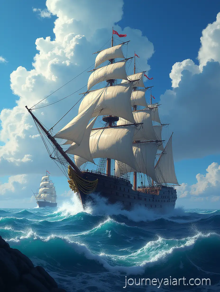 Epic-Sky-Battle-Over-Marineford-with-Whitebeard-and-Fleet-of-Pirate-Ships