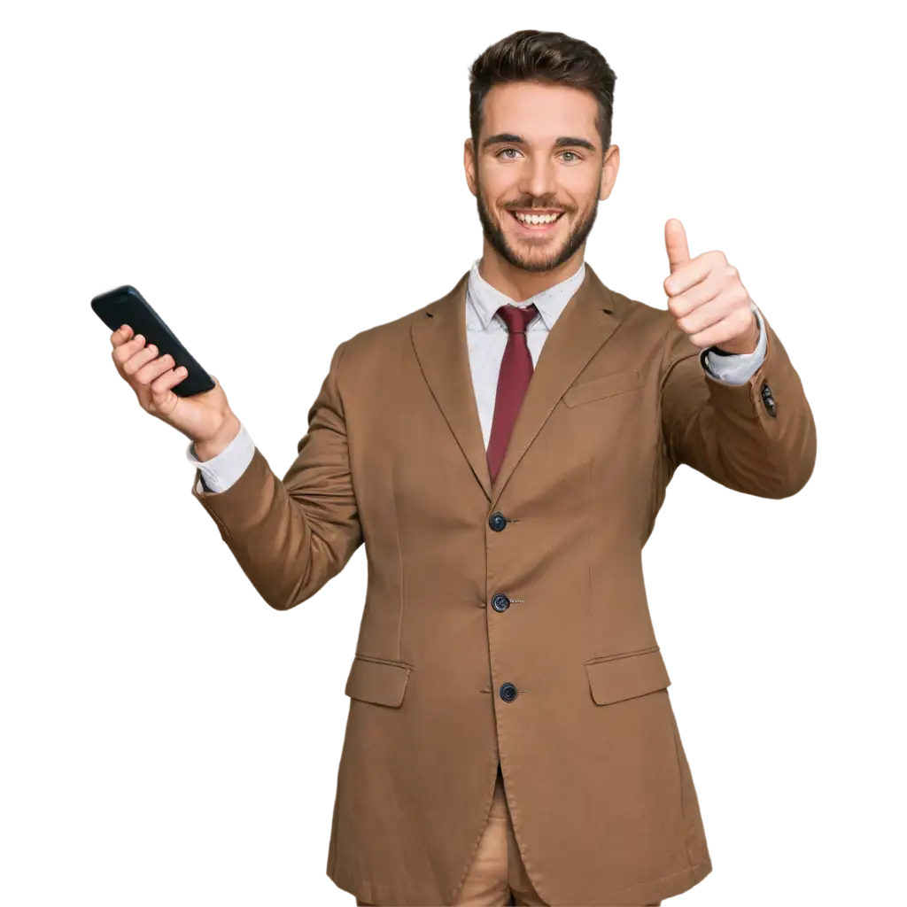 Man-Holding-Mobile-PNG-Capturing-the-Essence-of-Financial-Success-in-HighQuality-Digital-Format