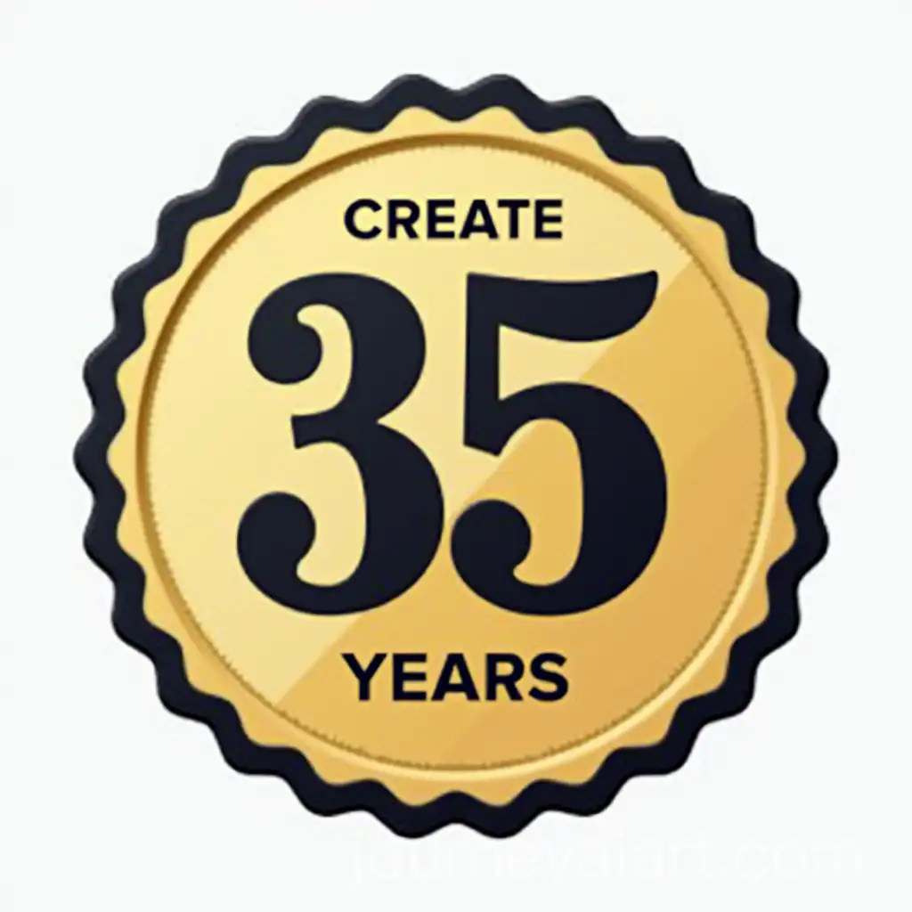 35th-Anniversary-Badge-Design-for-Sitag-Company