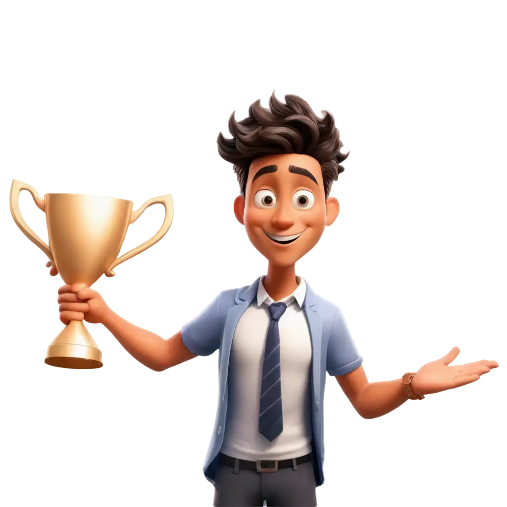 Cartoon-Character-Holding-Trophy-Achievement-PNG-Image-for-Celebrations-and-Awards