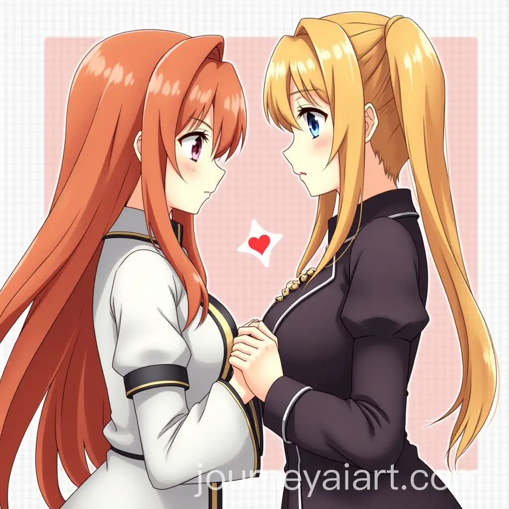 Asuna-and-Alice-Holding-Kiritos-Hands-in-a-Fantasy-Setting