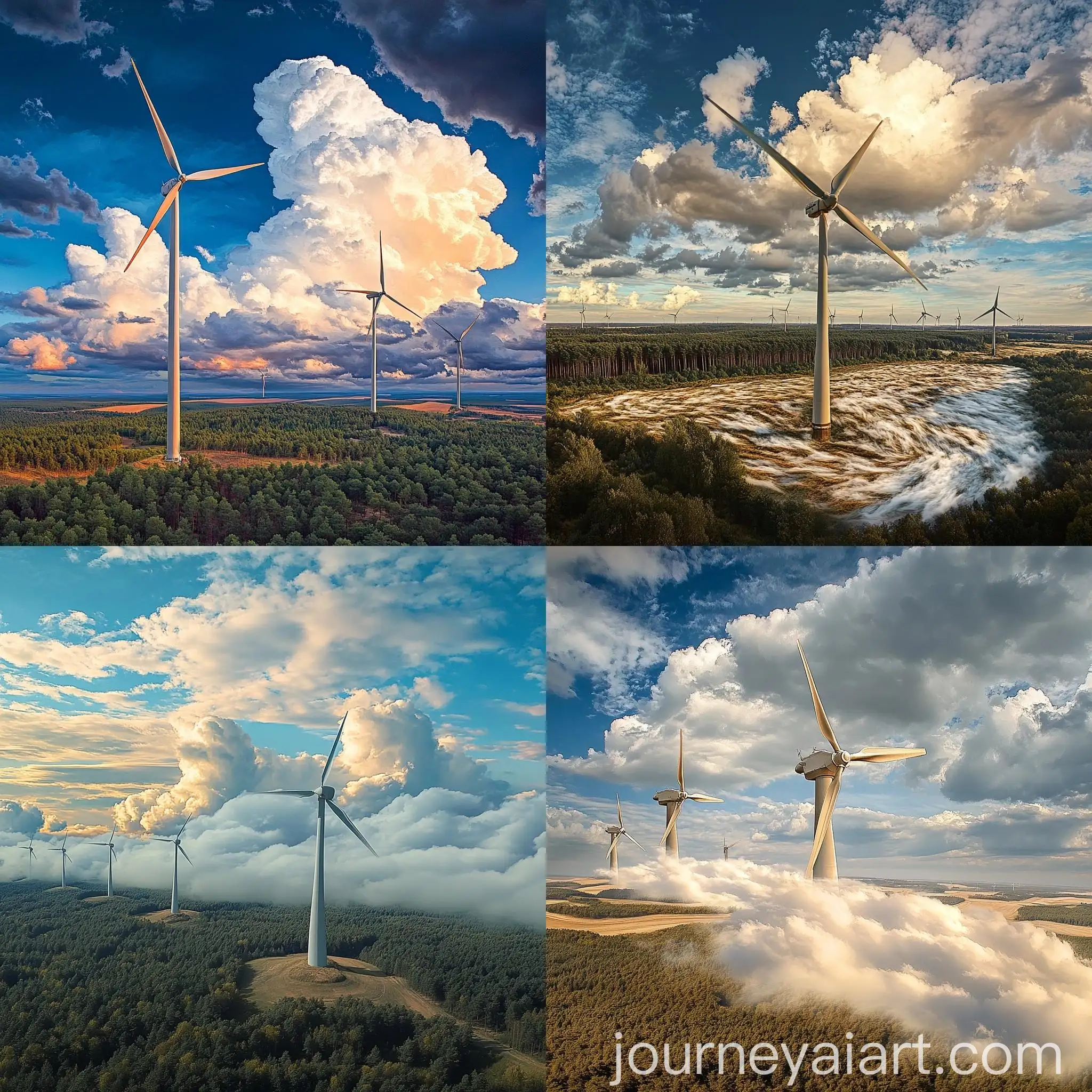 Clouds-Moving-and-Windmills-Turning