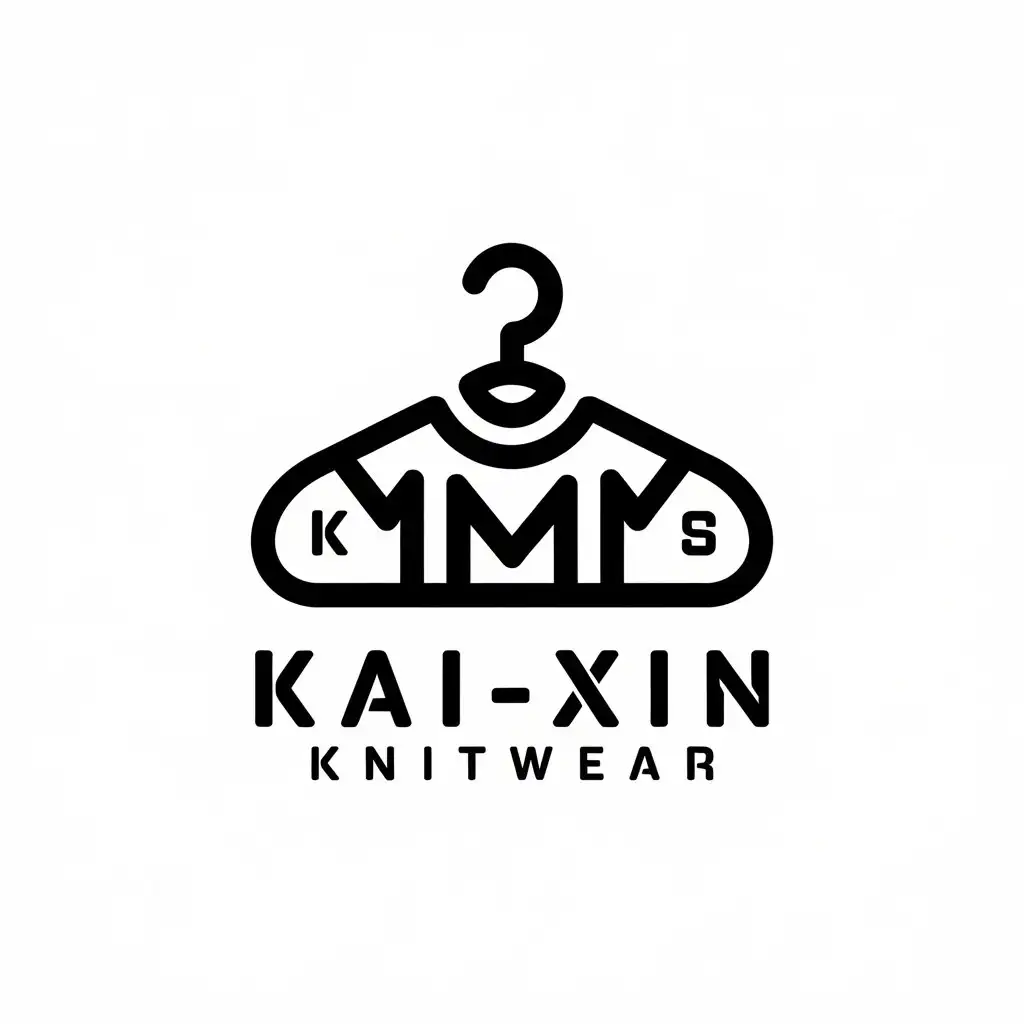 LOGO-Design-for-KaiXin-Knitwear-Elegant-Text-with-Clothing-and-K-Symbol-on-Clear-Background