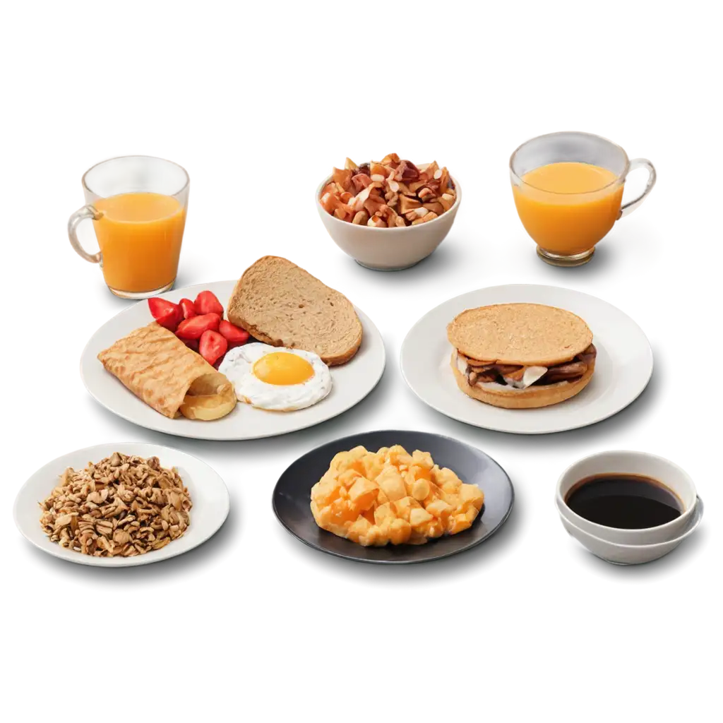 HighQuality-PNG-Breakfast-Plate-Image-for-Versatile-Use