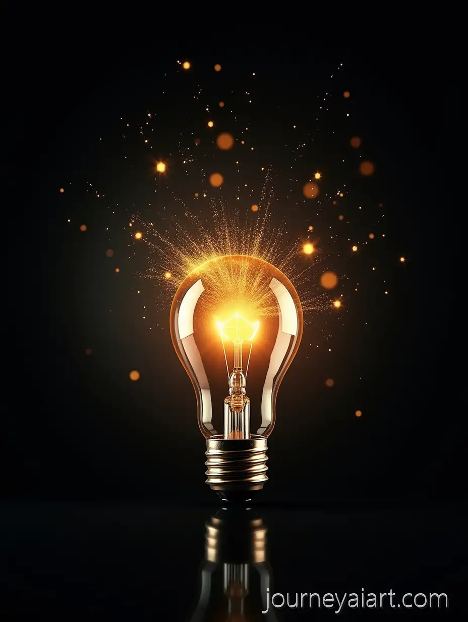 Light-Bulb-Breaking-with-Golden-Sparks-Symbolizing-Innovation-and-CreativityAI-Image-Prompt-Expansion