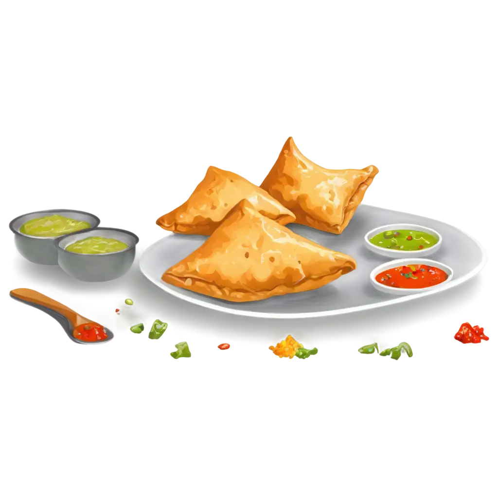 Samosa-PNG-Vector-HighQuality-and-Versatile-Image-for-Culinary-and-Design-Use