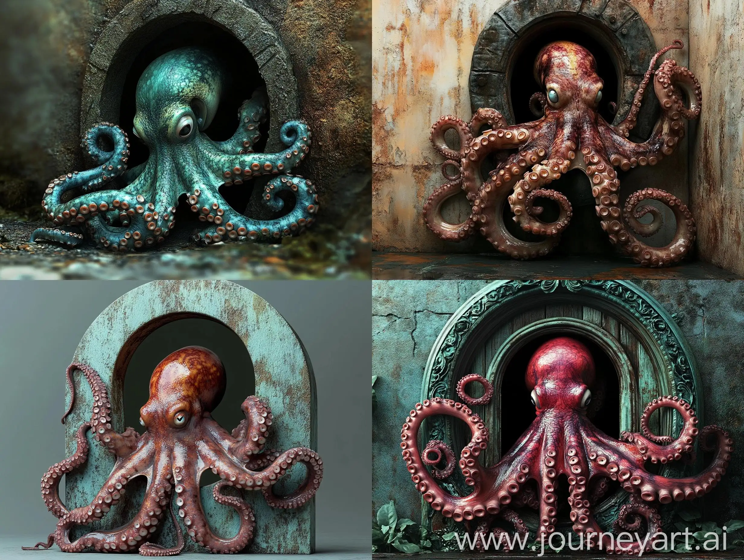 3D-Octopus-Exiting-a-Keyhole-in-a-43-Aspect-Ratio