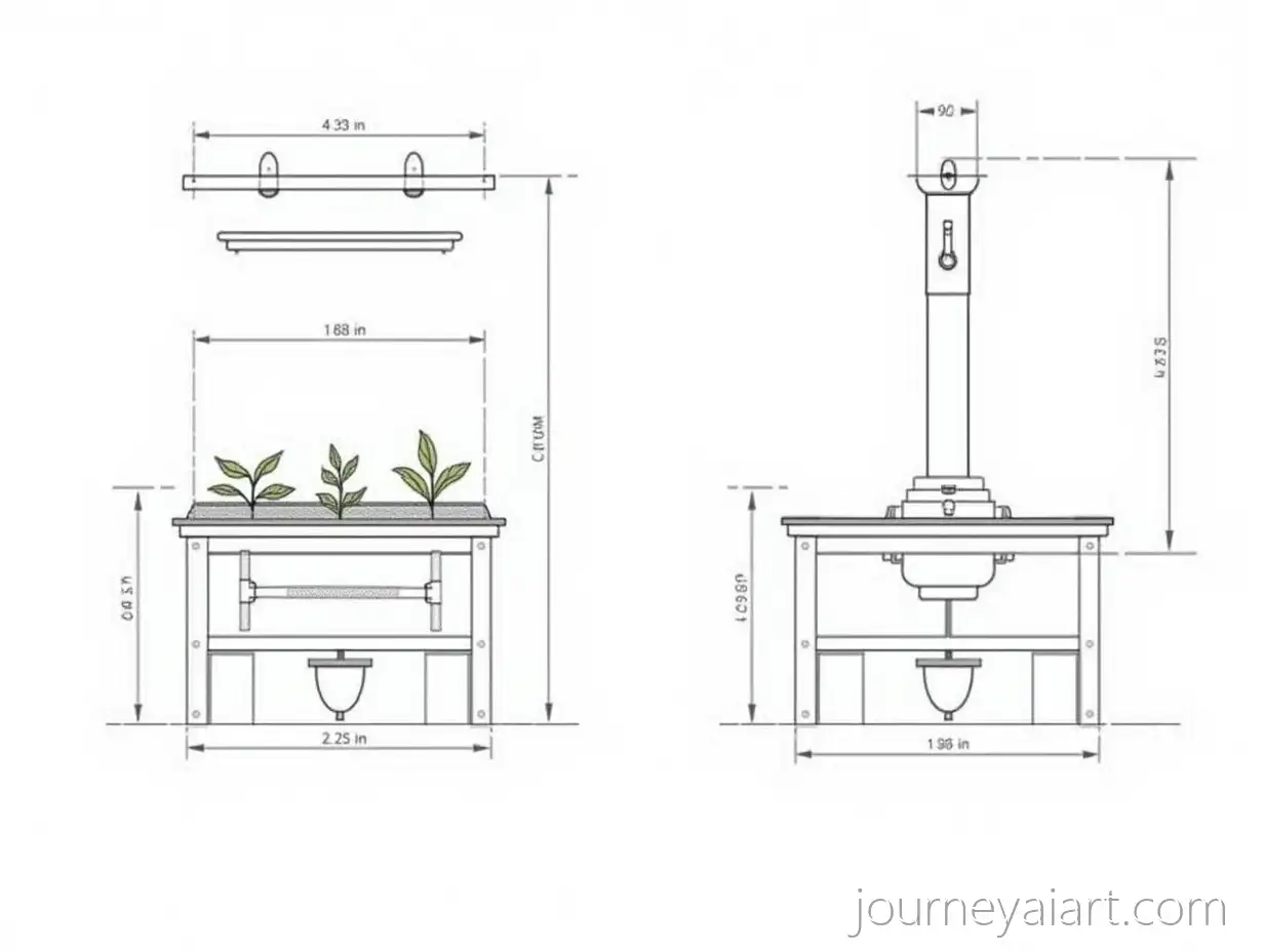Technical-Engineering-DrawingHydroponic-system-blueprint-of-a-LowCost-Modular-Hydroponic-System-for-Mass-Production