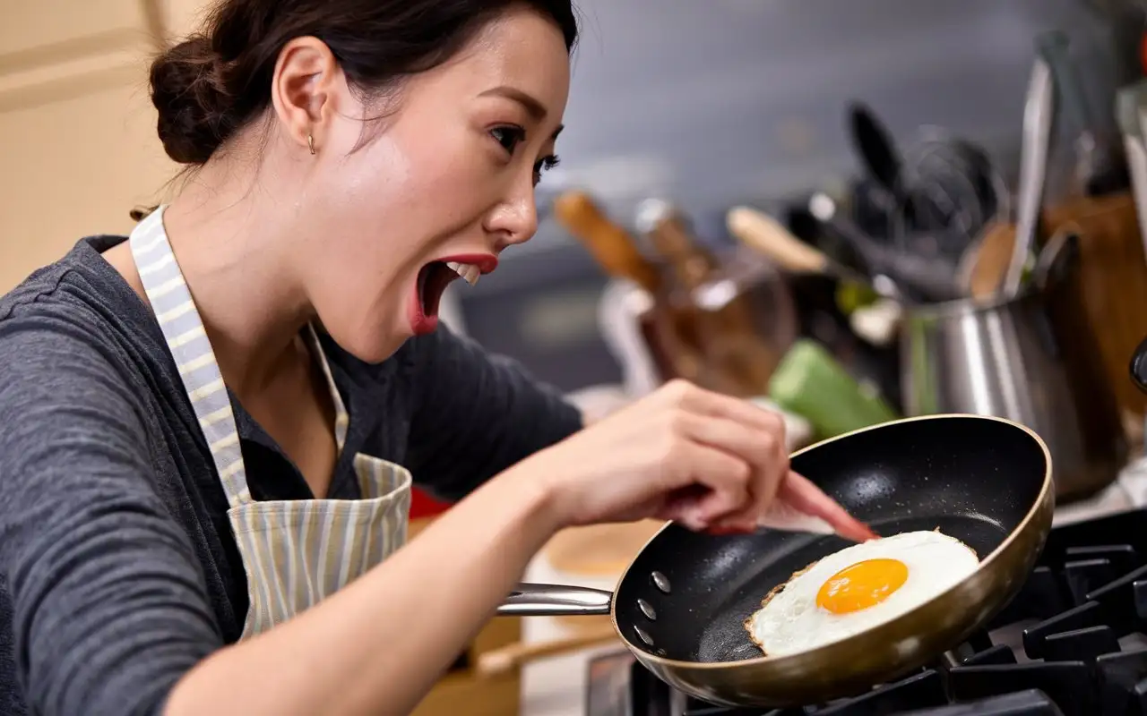 Young-Chinese-Chefs-Exciting-Fried-Egg-Challenge