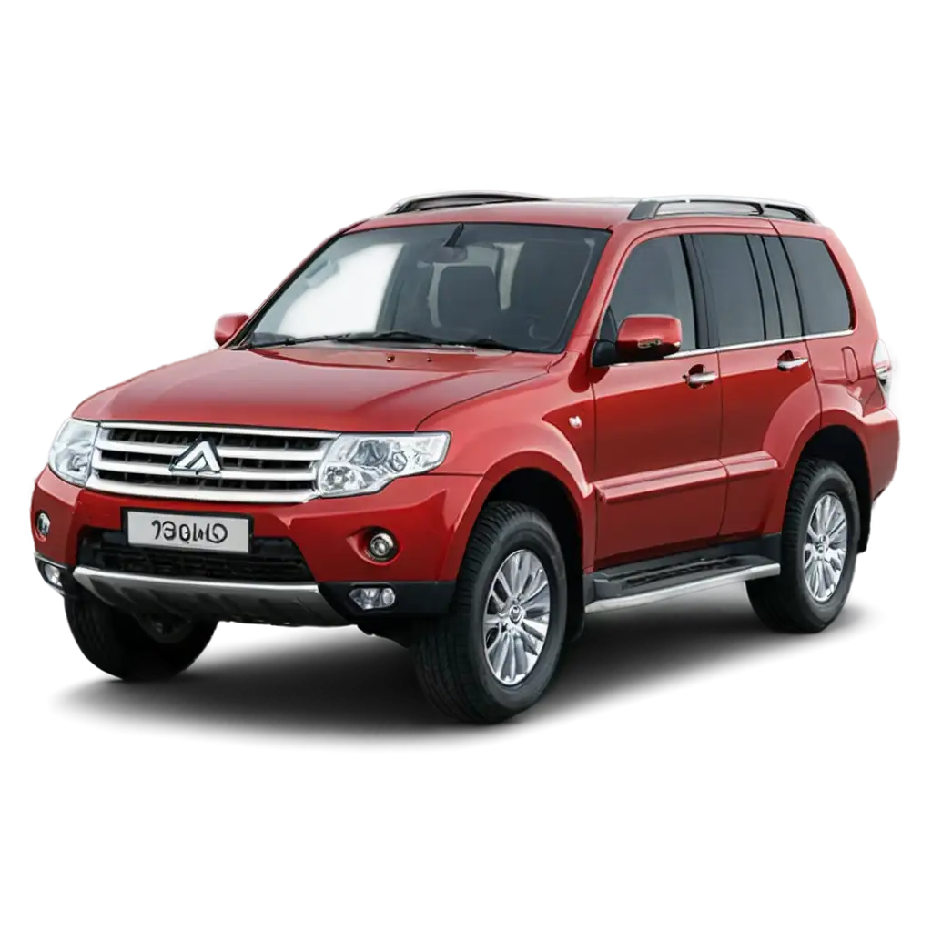 Red-Sports-Pajero-PNG-Image-HighQuality-Transparent-Format-for-Versatile-Use