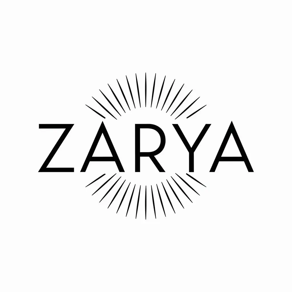 LOGO-Design-For-Zarya-Minimalistic-Vector-Design-with-Dawn-Symbol