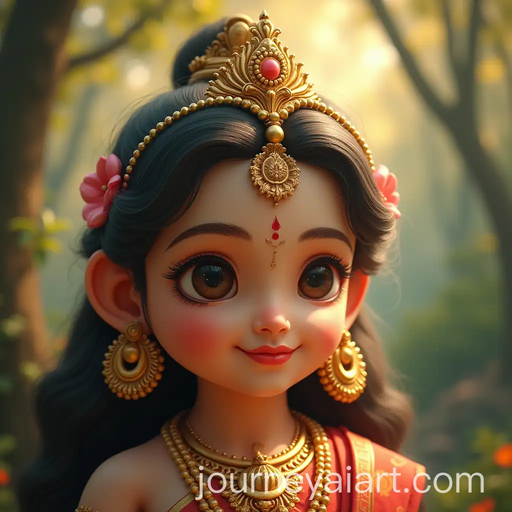 Divine-Lakshmi-Narasimha-God-Portrait-with-Nature-Background