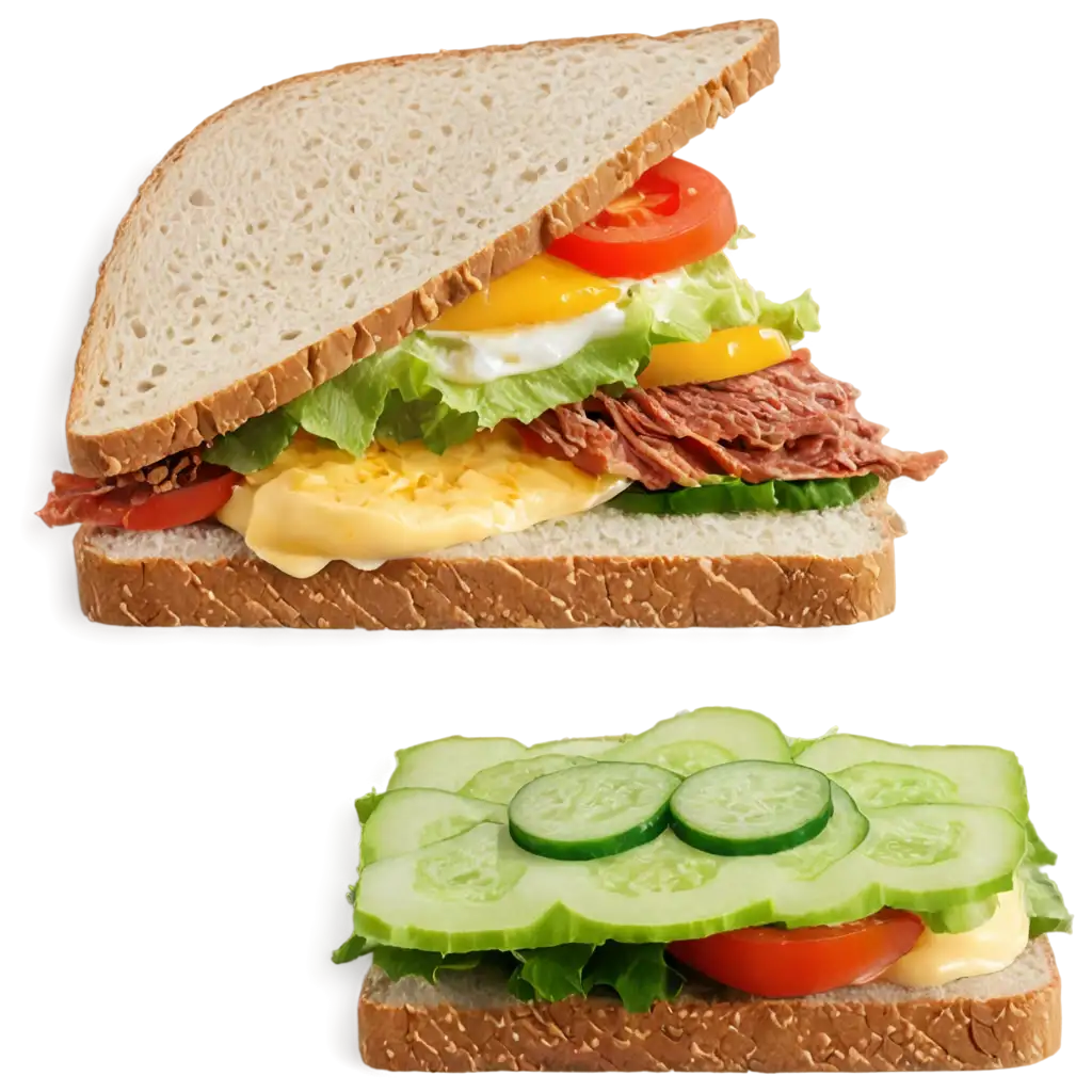 Delicious-Sandwich-Veggies-PNG-Image-with-Lettuce-Egg-Cucumber-and-Mayo-Sauce-for-Food-Content