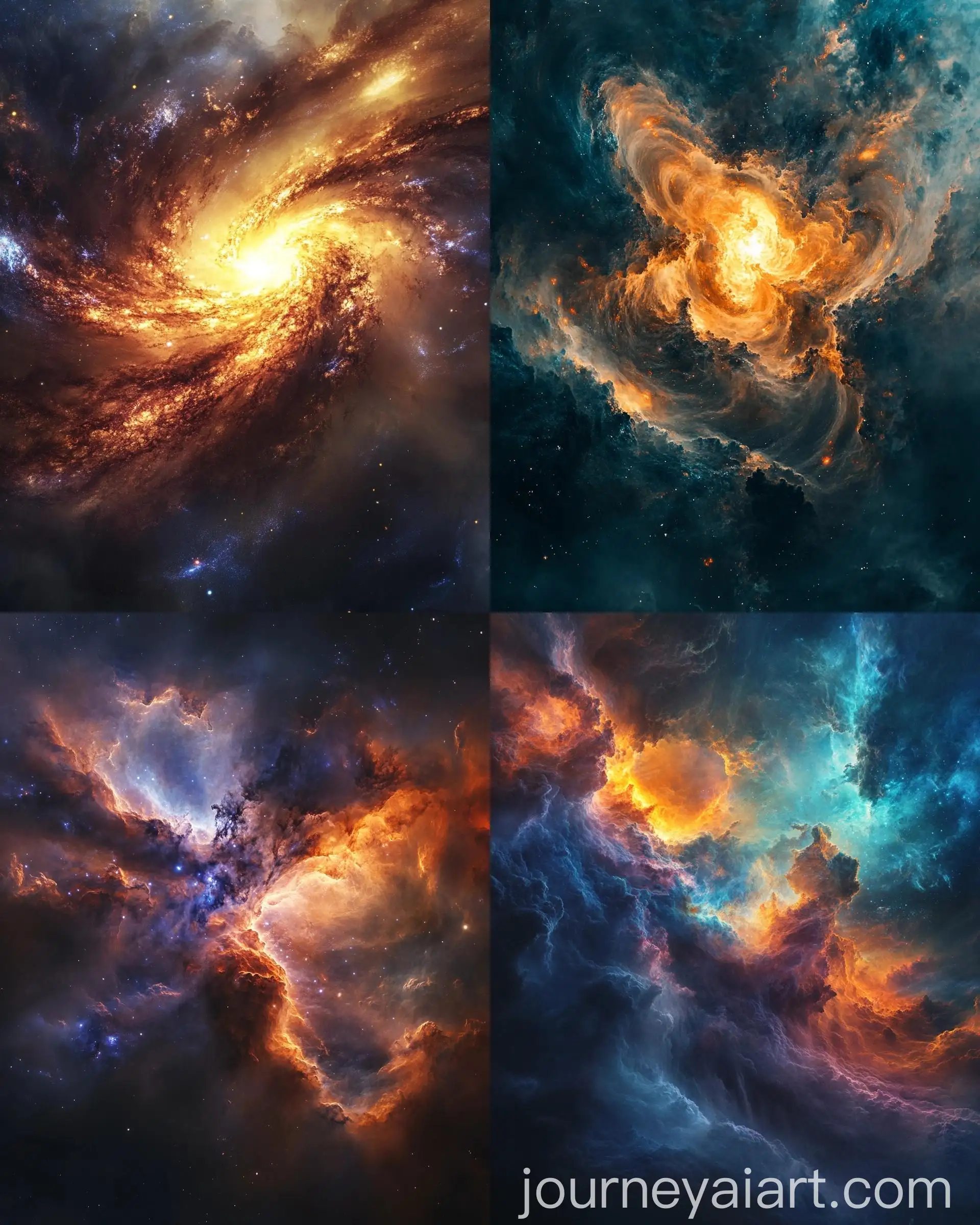 Birth-of-the-Blue-Galaxy-in-Colossal-Scale-with-Vibrant-HDR-Colors