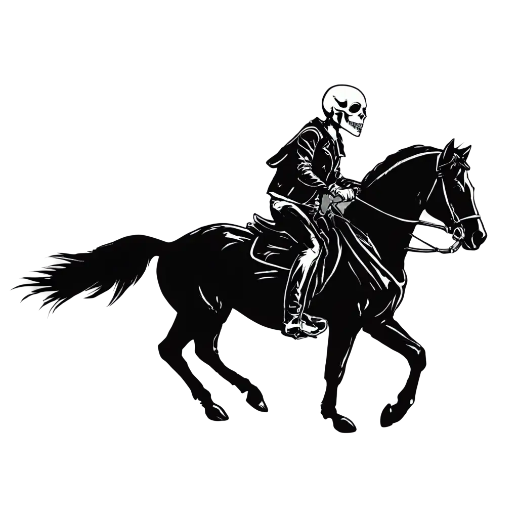 Vector-Skull-Riding-a-Horse-PNG-HighQuality-Image-for-Diverse-Creative-Uses